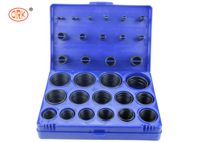 トラックのための赤く青く黄色いOリングのキットの黒い382pcs Leakproof NBRのOリング